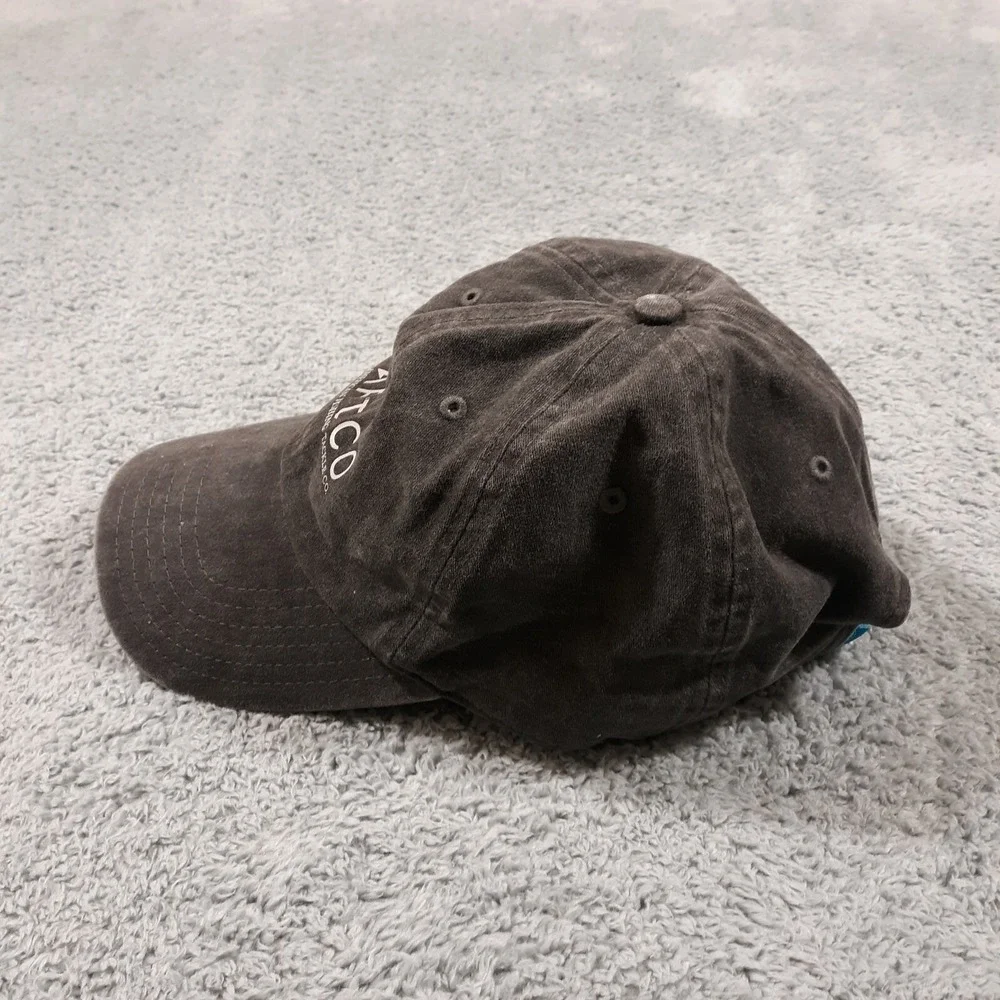 AFTCO Hat Cap Strap Back Mens Adjustable Gray American Fishing Tackle Co